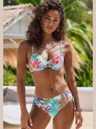 Maillot de bain à armatures imprimé feuilles tendance (Image 1)