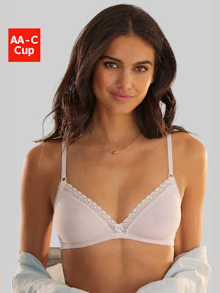 Soutien-gorge bralette basique en coton biologique agréablement doux (sans rembourrage)