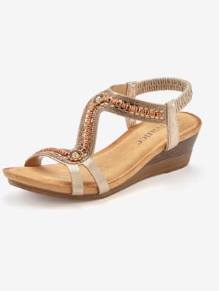 Sandales avec détails brillants tendance