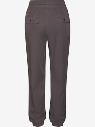 Pantalon ceinture élastique avec lien à nouer