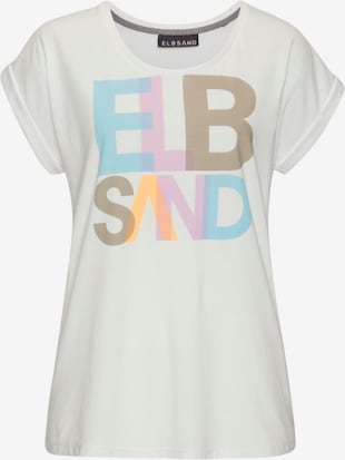 T-shirt imprimé encolure ronde côtelée (Image 3)