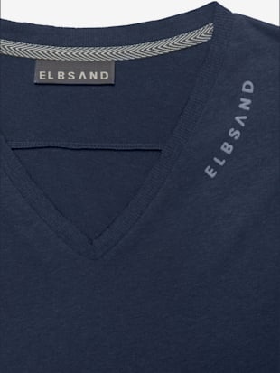 T-shirt matière côtelée à l'encolure (Image 4)