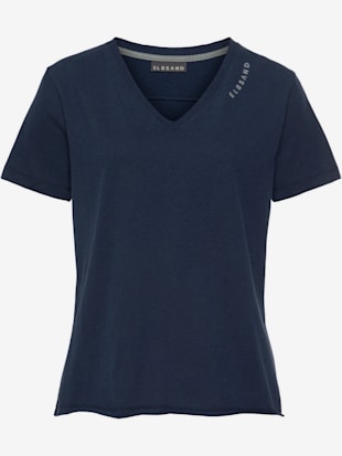 T-shirt matière côtelée à l'encolure (Image 2)