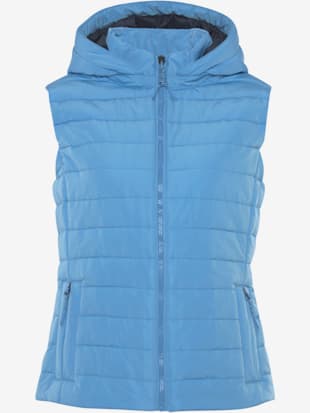 Gilet matelassé avec poches latérales à glissière