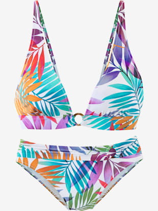 Bikini triangle imprimé feuilles tendance (Image 2)