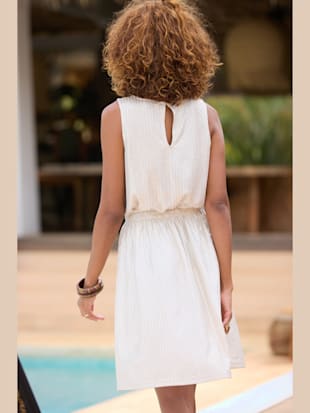 Robe d'été matière avec fils brillants couleur or (Image 2)