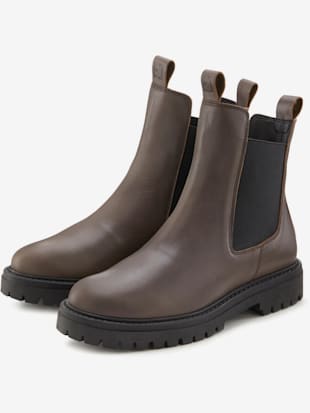 Bottines chelsea tendance en cuir de qualité, très confortables