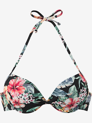 Haut de bikini push-up imprimé floral : chaque pièce est unique (Image 2)