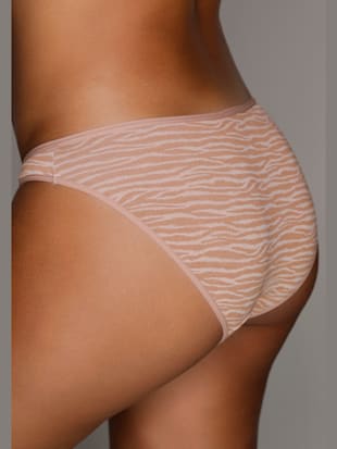 Bas de maillot de bain finitions élastiques et plates à la taille et aux échancrures (Image 3)