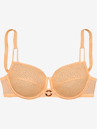 Soutien-gorge à armatures féminin avec élégant anneau imitation corne