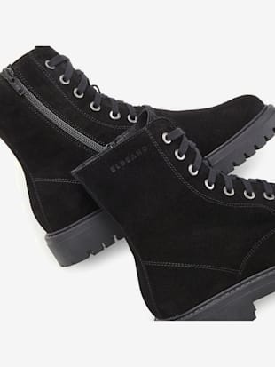 Bottines à lacets tendance en cuir velours de haute qualité