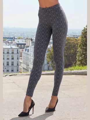 Legging caleçon ajouré au motif tricoté