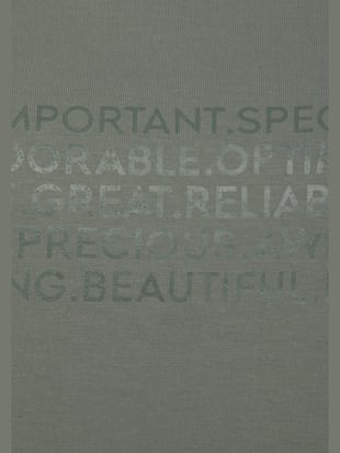 T-shirt de nuit chemise de nuit courte avec imprimé texte devant