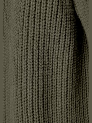 Longue veste en tricot en grosses mailles