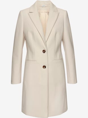 Manteau long, grand col à revers