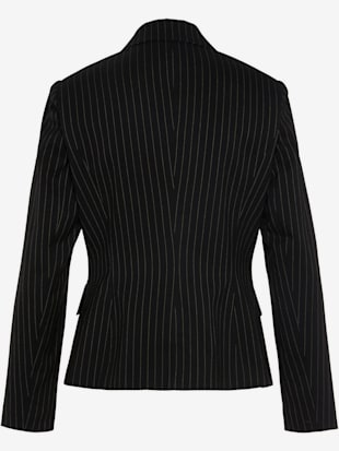 Blazer court blazer femme doublé avec fines rayures