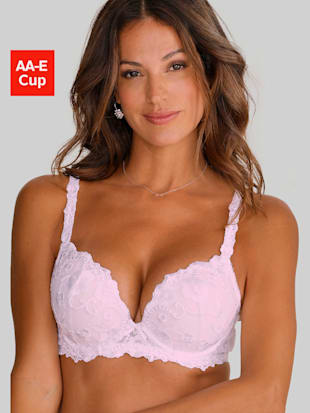 Soutien-gorge push-up féminin avec petit nœud fin et joli accessoire brillant (Image 4)