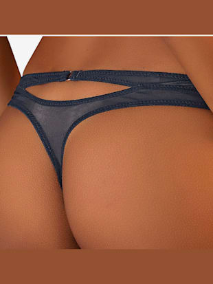 String sexy en maille transparente