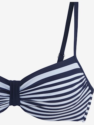 Haut de maillot de bain à armatures style marin élégant (Image 3)