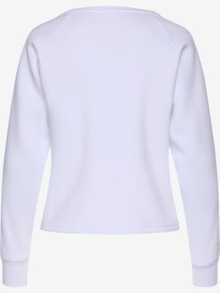 Sweater sweatshirt court avec imprimé logo
