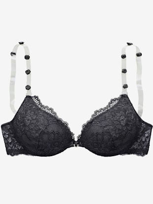 Soutien-gorge push-up féminin avec dentelle florale