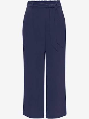 Pantalon ceinture élastique avec bordure volantée au dos (Image 3)
