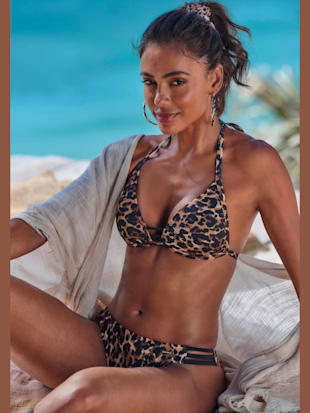 Bikini triangle imprimé léopard tendance (Image 1)