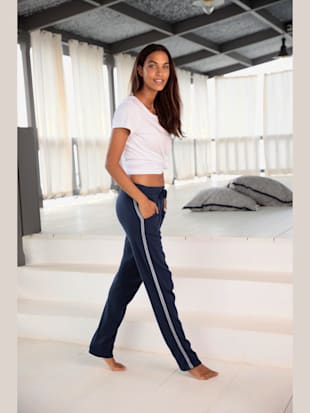 Pantalon d'intérieur sweatshirt avec bandes latérales métalliques (Image 3)