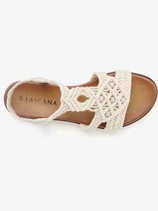 Sandales chaussures en textile, chaussures en tissu : textile doux et souple (Image 4)