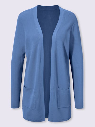 Veste longue en tricot 80% viscose