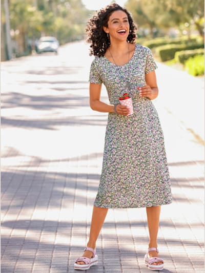 Robe en jersey coupe affinante