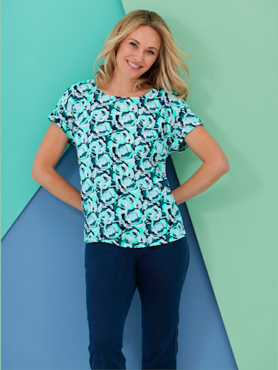 Chemisier large encolure ronde