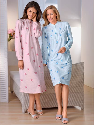 Chemises de nuit à manches longues jersey fin