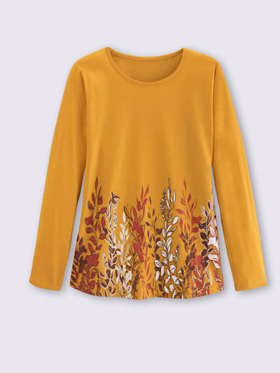 T-shirt à manches longues pur coton