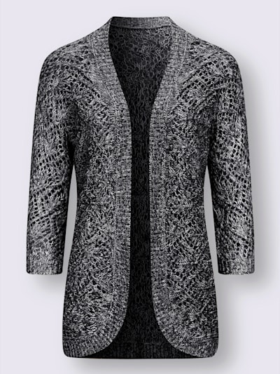 Veste en tricot ajouré motif ajouré léger