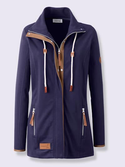 Veste sweat intérieur gratté