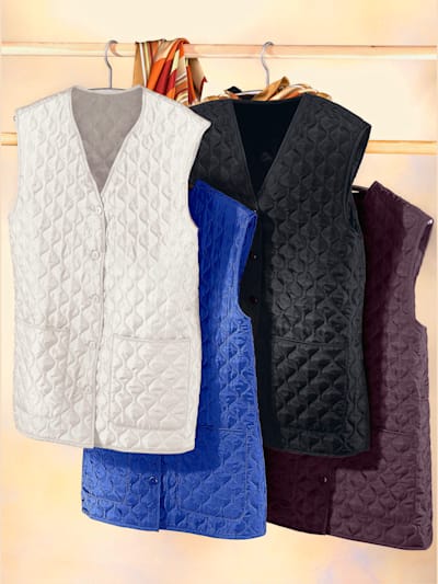 Gilet matelassé doublée et matelassée