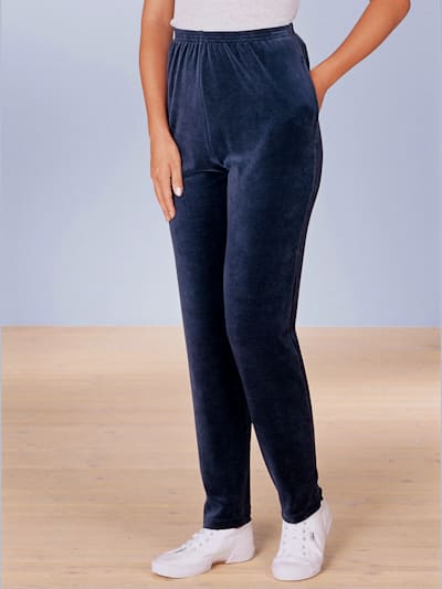 Pantalon en velours ras chandail en velours ras