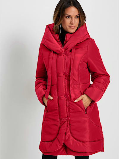 Manteau d'hiver col montant chaud