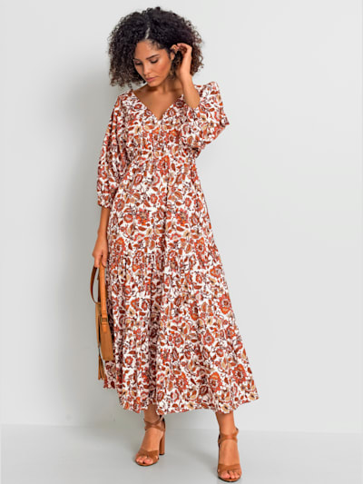 Robe imprimée qualité tissée