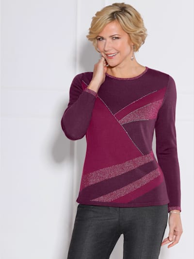 Pull encolure ronde toucher doux