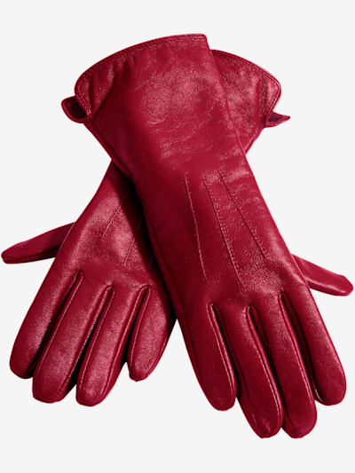 Gants accessoire mode parfait en cuir d'agneau fin