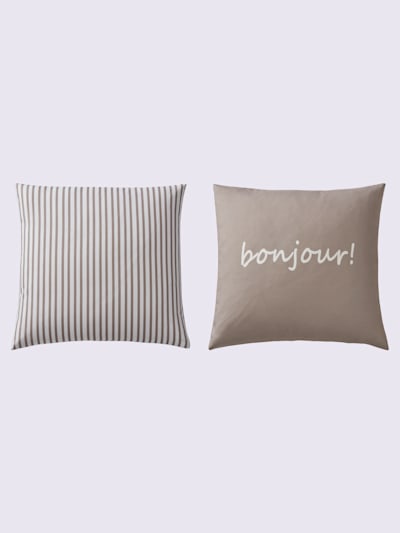 Housse de coussin lot de 2