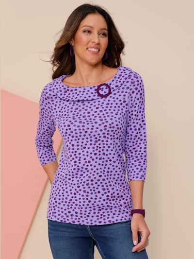 T-shirt à manches 3/4 pur coton