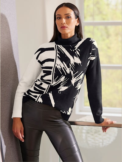 Pull jacquard motif jacquard original