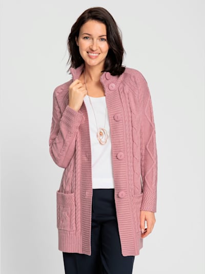 Veste longue en tricot 50% coton