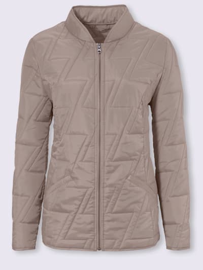 Doudoune coutures zig-zag