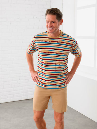 Pyjama court jersey fin