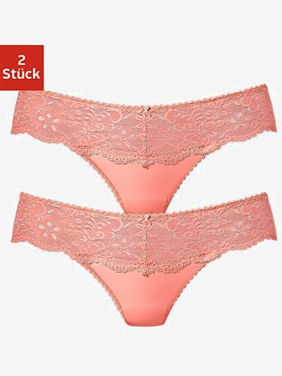 Beau string avec large ceinture de dentelle nuance
