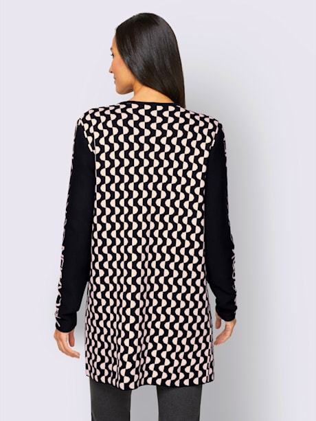 Veste en tricot superbe tricot jacquard